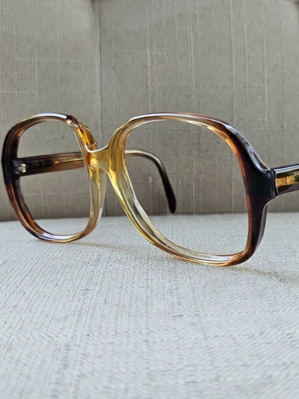 Vintage AO Women Eyeglasses Frame Brown/Tan Eyewear Z87 Glasses Frame on